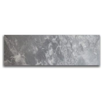 Bardiglio Gray Marble 4x12 Wall Floor Bath Kitchen Tile Honed Matte, 100 sq.ft.