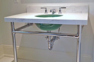 Example of a trendy bathroom design in Other