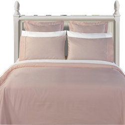Royal Tradition - 600 Thread Count Egyptian Cotton Solid Duvet Cover Set - Duvet Covers And Duvet Sets