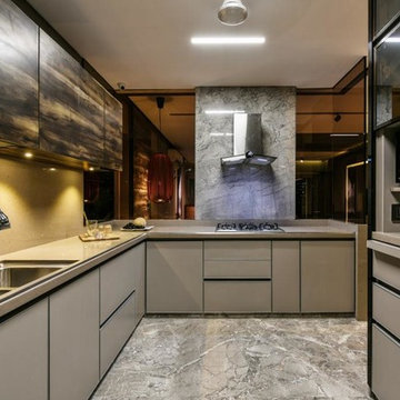 L-shape kitchen