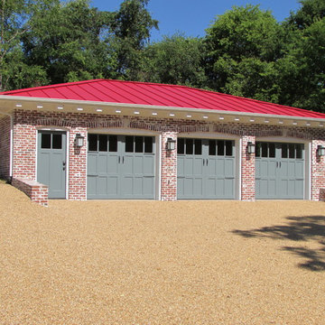 Custom detached garage