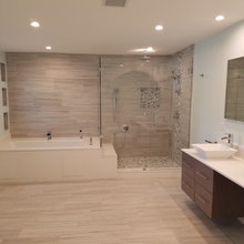 Wood Tile Bathrooms