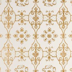 Delft: Gold - Wallpaper