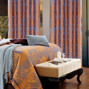 Hathor curtains and matching bed cover