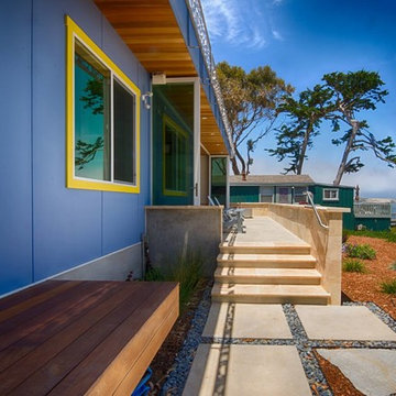 Back Patio and Cantilevered Deck
