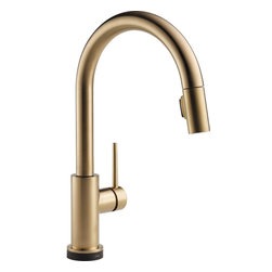 Delta Trinsic&reg; Single Handle Pull-Down Kitchen Faucet Featuring Touch2O&reg; Technol - Kitchen Faucets