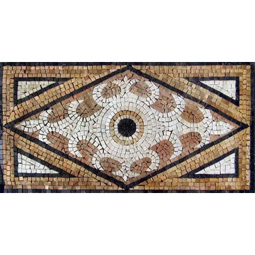 Decorative Mosaic Floor Tile, Brescia, 20"x39"