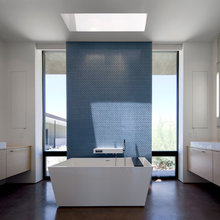 Shower tile, sink faucets