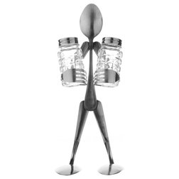 Contemporary Salt And Pepper Shakers And Mills by Forked Up Art, LLC