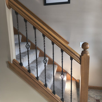 Stair rail replacement!