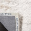 Chatham Square Shag Rug, Ivory, 150x150 cm