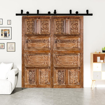 Holistic carved rustic furniture and doors