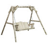Montana Collection Lawn Swing With "A" Frame, Ready to Finish