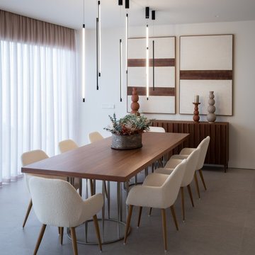 Vivienda contemporánea en tonos neutros con esencia cálida y serena