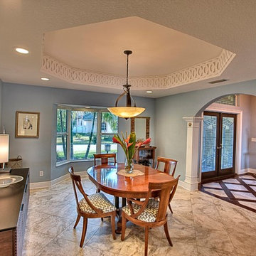 Transitional Remodel with Geometric Trim