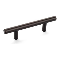 Cosmas - Cosmas 305-3.5ORB Oil Rubbed Bronze 3-1/2&rdquo; CTC (89mm) Euro Bar Pull [10-PACK] - Cabinet And Drawer Handle Pulls