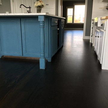 Red Oak Stained Ebony