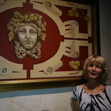 Painting - Trope l'Oeil on canvas for "Bellas" restaurant in Tampa, Fl
