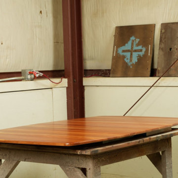 Solid Cherry Extension Dining Table Top — Full Stripping, Preparing, Refinishing