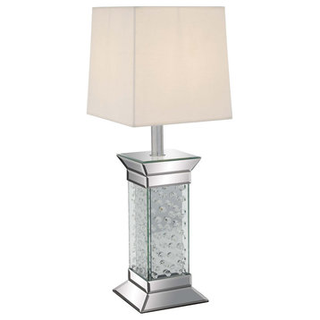 Glam Silver Glass Table Lamp 79296