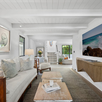 Family Room with Multi Sliding Door