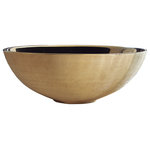bathco - Brest Gold Bathroom Vessel Sink Textured Porcelain - This gold vessel sink is available in stock. Next Day Shipping.
