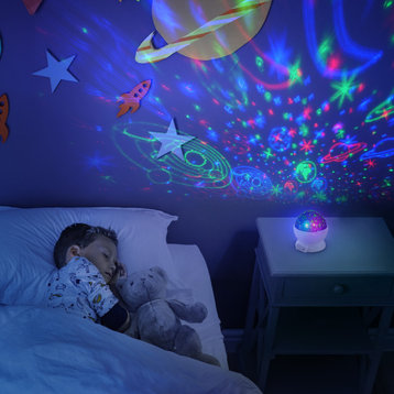 Celestial Edition LED Integrated Color Changing Space Projector Night Light