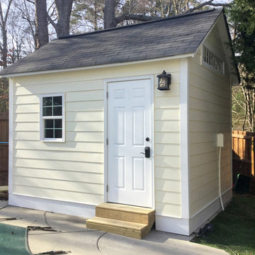Custom Yellow Garden Shed