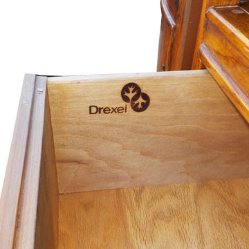 Drexel Passage Hollywood Regency Modular Shelving Curio Hutch