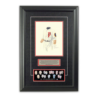 1925 PITTSBURGH PIRATES HOCKEY TEAM FRAMED B&W PRINT