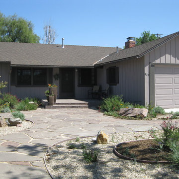 California Native Permeable Yard in Orange