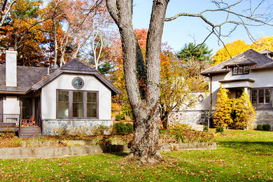 Photo of a traditional exterior in Boston.