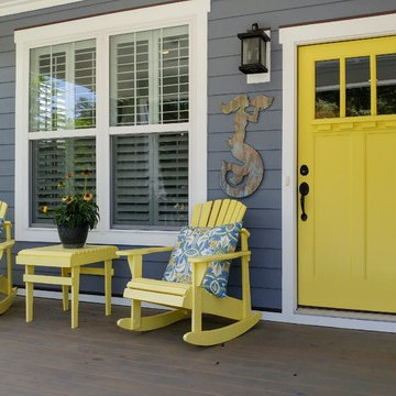 Front Porch--The SEAGULL COTTAGE at THE COTTAGES AT OCEAN ISLE BEACH