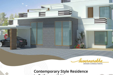 Contemporary Style residence in pathanamthitta