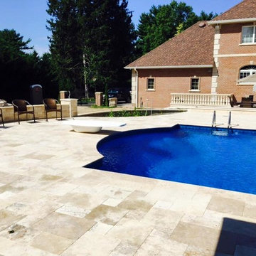 Pool patio and Cabana