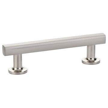 Emtek 86677 Freestone 10 Inch Center to Center Bar Cabinet Pull - Satin Nickel