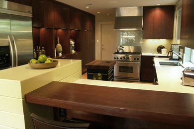 Inspiration for a contemporary kitchen remodel in Austin