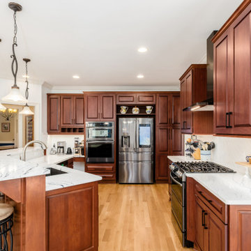 Traditional Kitchen Remodel Done in the Bozeman Door