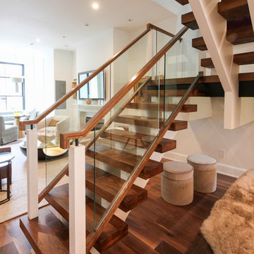 Project #68 | Ultra-Modern Staircase with Glass Landings