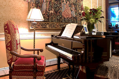Family room - traditional family room idea in Phoenix