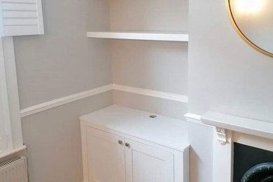 Shaker alcove cabinets greenwich