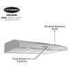 Cosmo 30" Under Cabinet Range Hood in Stainless Steel