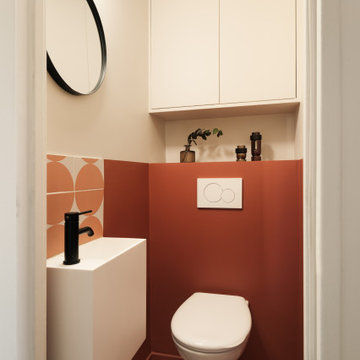 Rénovation colorée d’un appartement années 50