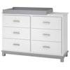 Altra Furniture White Cosco Leni Dresser with Changing Table - 5925321COM
