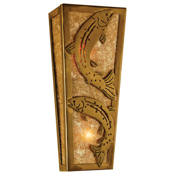 5W Leaping Trout Wall Sconce