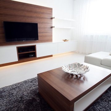 Made-to-measure furniture in a modern flat