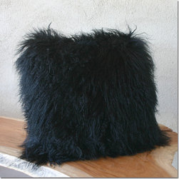 Mongolian Lamb Pillow - Decorative Pillows