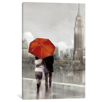 "Modern Couple In NY" by Ruane Manning, Canvas Print, 12x8"