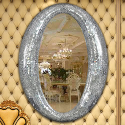 Elegant Bathroom Mosaic Mirrors - Bathroom Mirrors