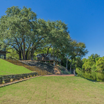 The Grove Round Rock Deck (TimberTech)